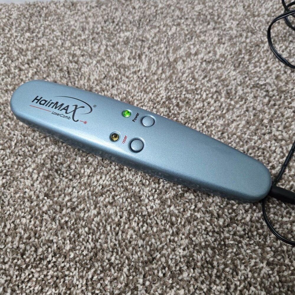 HairMax Lasercomb Classic Hair Growth Device With Plug *Pre-Owned*